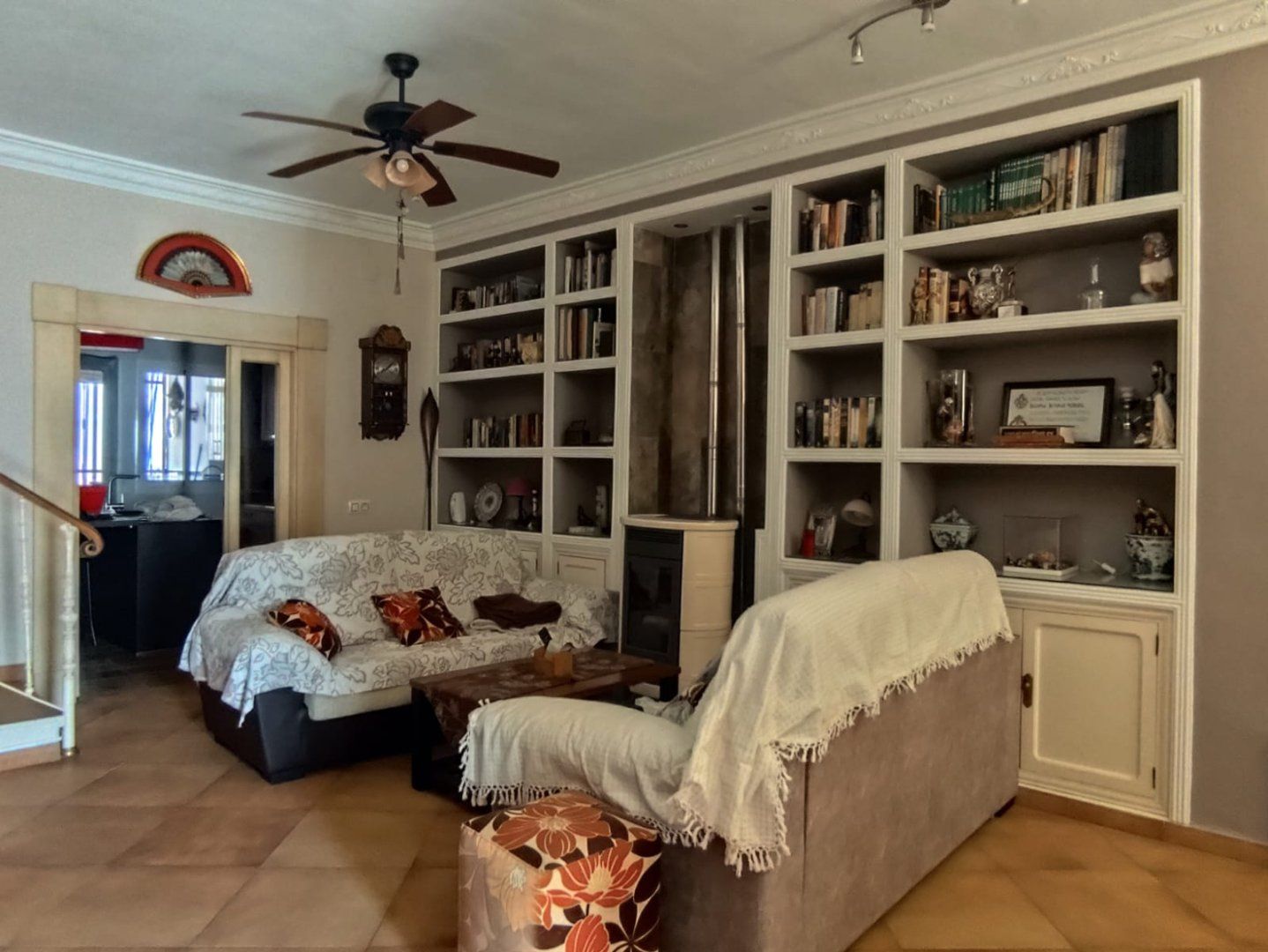 Living room of House or chalet for sale in Hinojos  with Air Conditioner