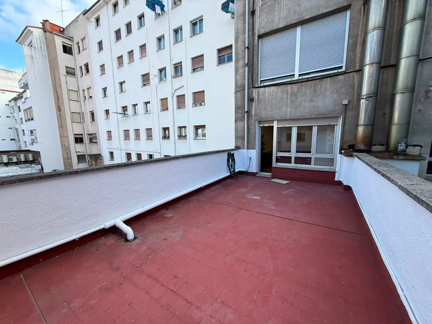 Terraza de Oficina de alquiler en Oviedo  con Calefacción, Terraza y Amueblado