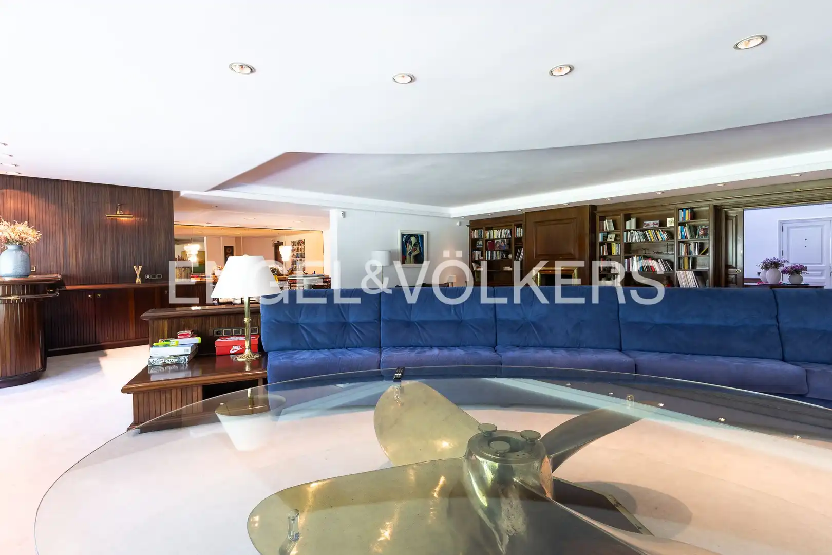Sala d'estar de Casa o xalet de lloguer en Sant Cugat del Vallès amb Calefacció