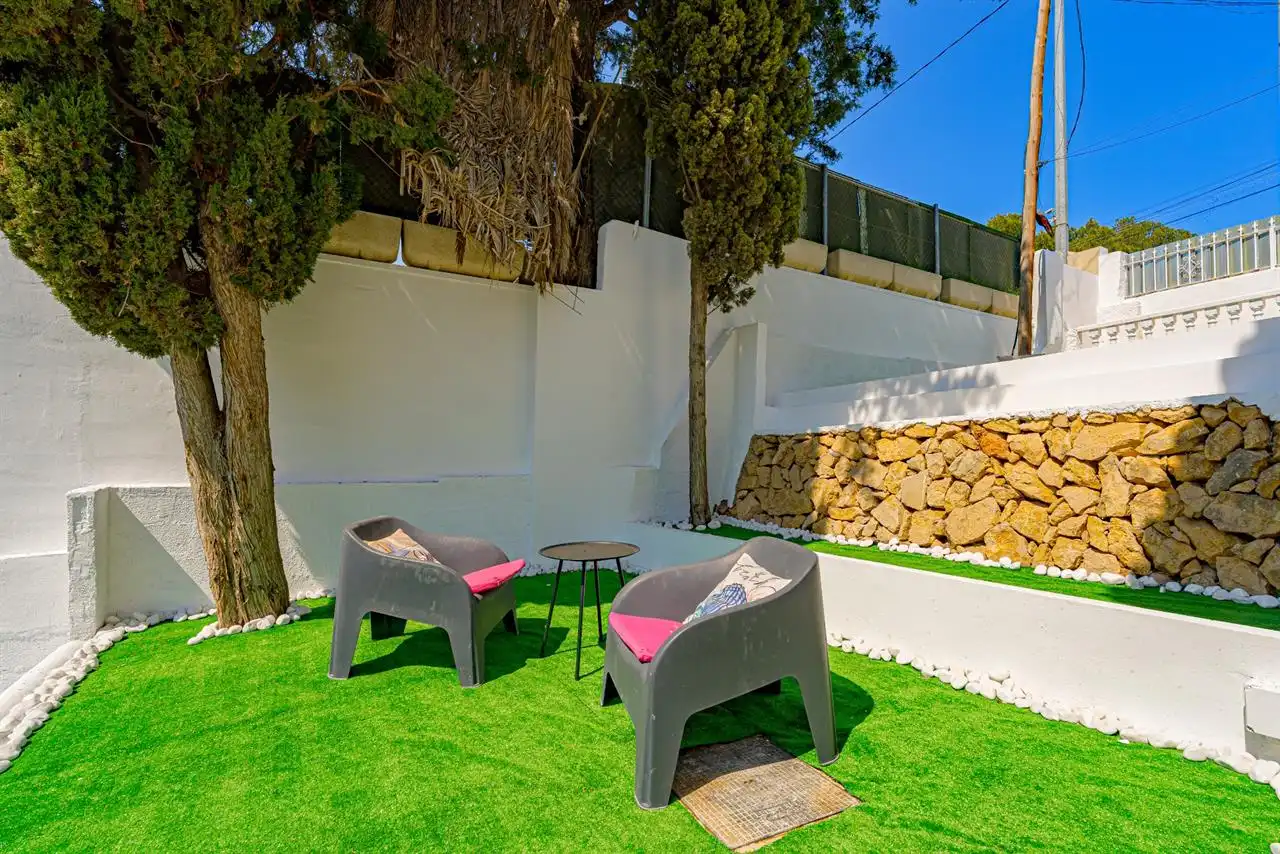 Terraza de Casa o chalet en venta en La Nucia con Aire acondicionado, Jardín privado y Piscina