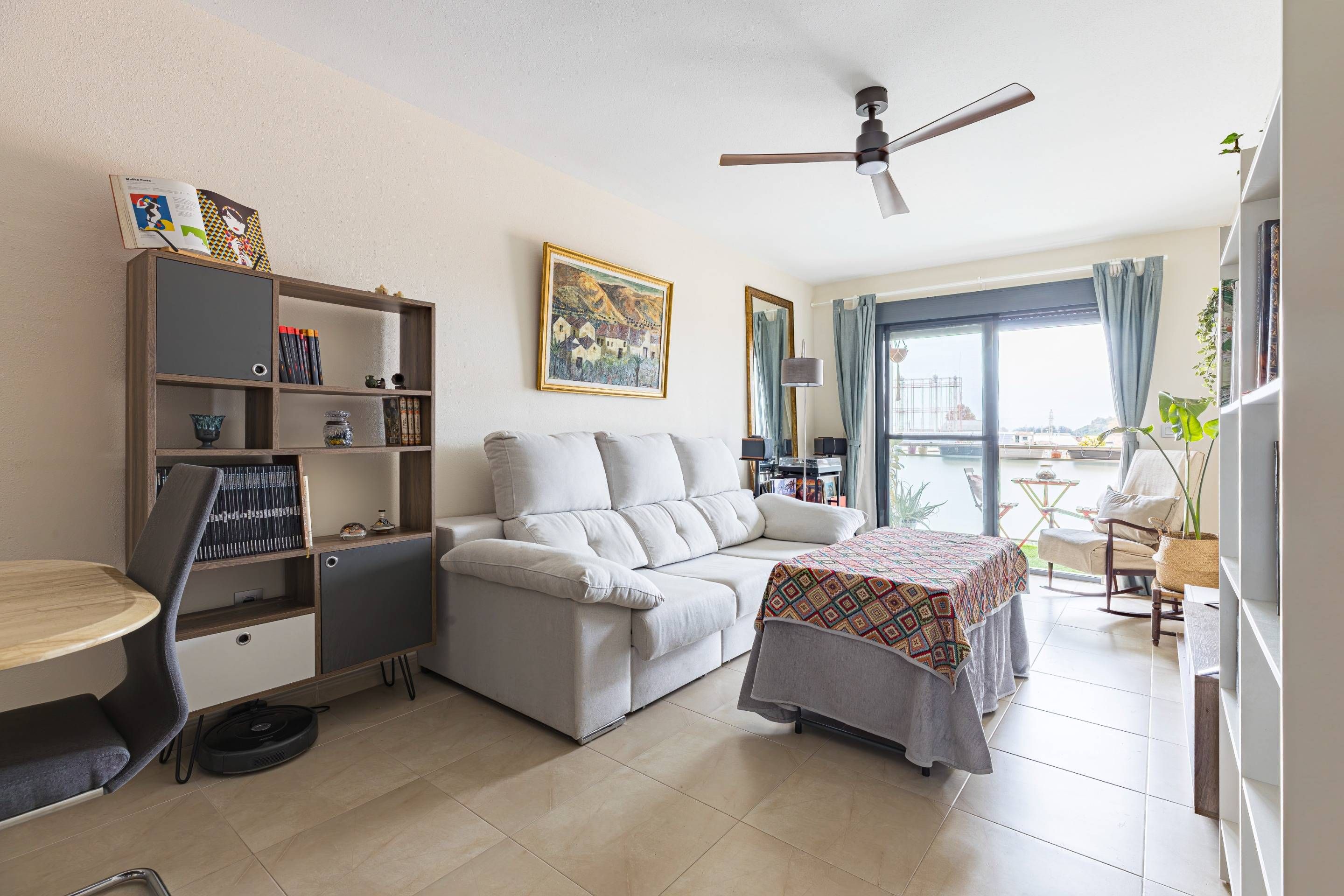 Sala de estar de Piso en venta en  Murcia Capital con Trastero y Balcón