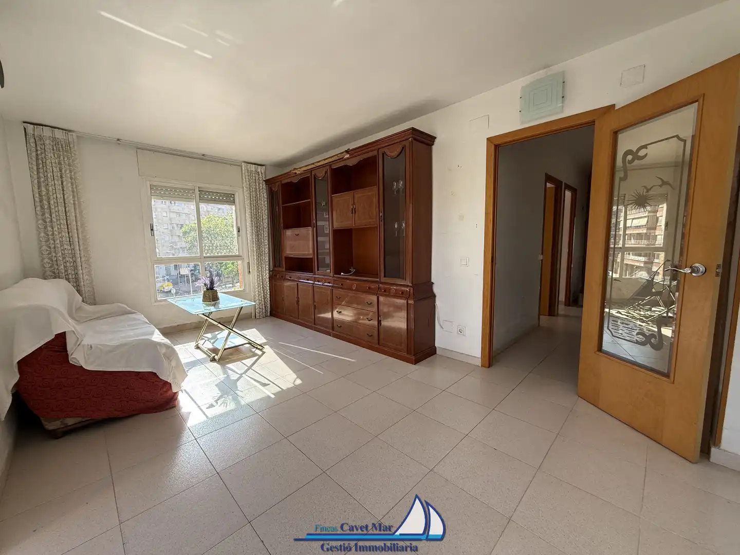 Sala de estar de Piso en venta en Vinyols i els Arcs con Terraza, Amueblado y Horno