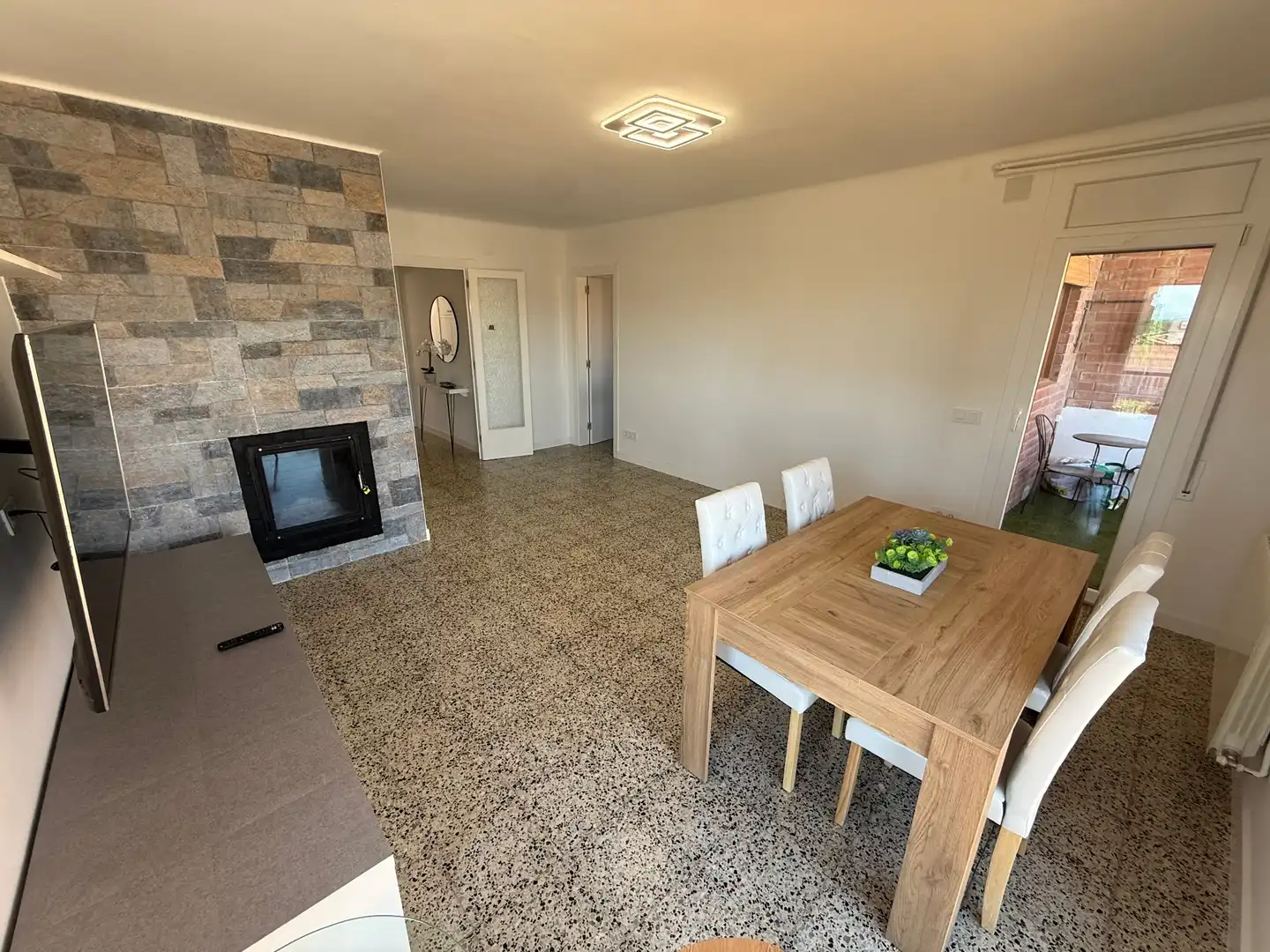 Dining room of Flat for rent in Tàrrega  with Heating, Terrace and Storage room