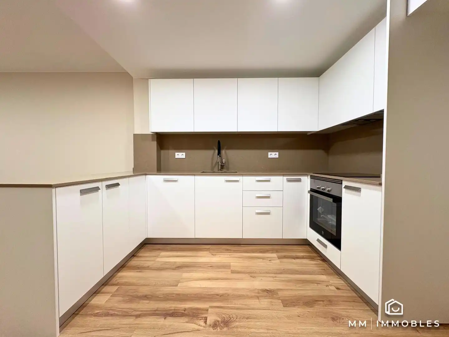 Cocina de Piso de alquiler en Granollers con Parquet
