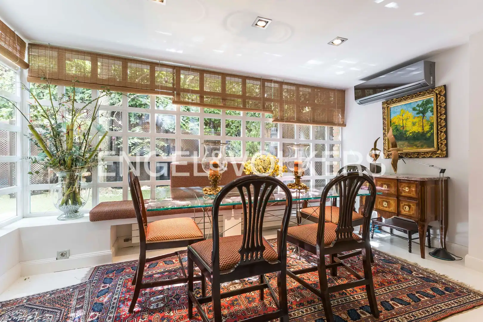 Dining room of Flat for sale in Madrid  with Air Conditioner, Heating and Private garden