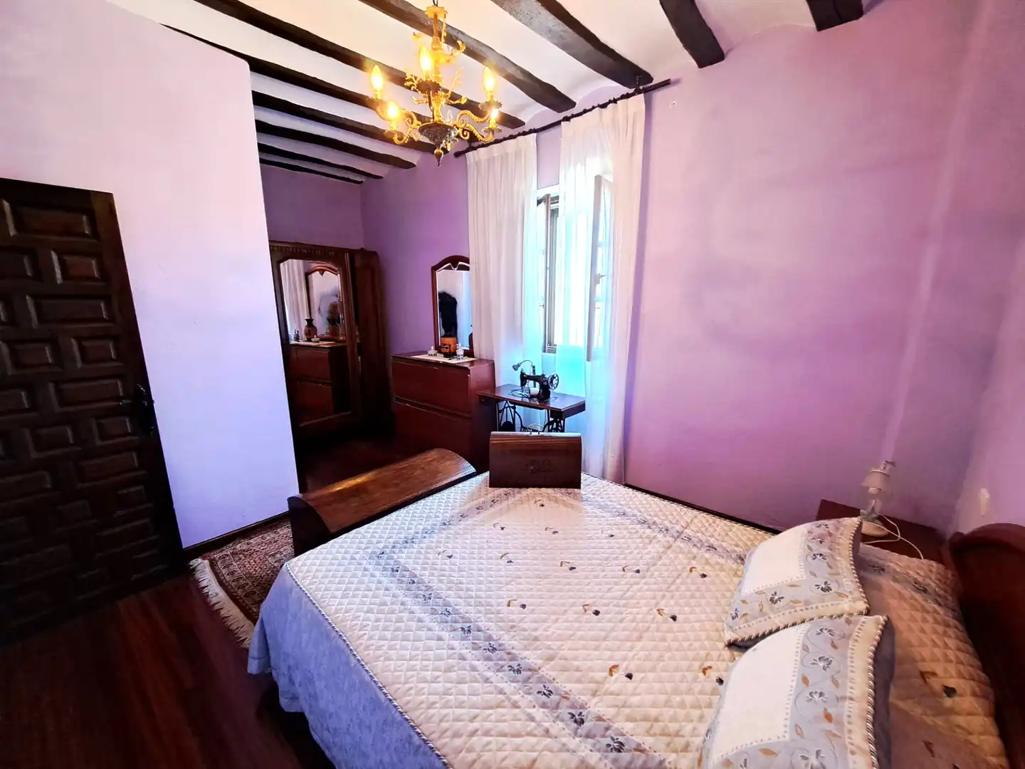 Dormitori de Casa adosada en venda en Baños de Rioja amb Calefacció, Jardí privat i Terrassa