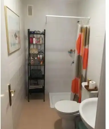 Baño de Piso de alquiler en Sevilla con Aire acondicionado, Terraza y Amueblado