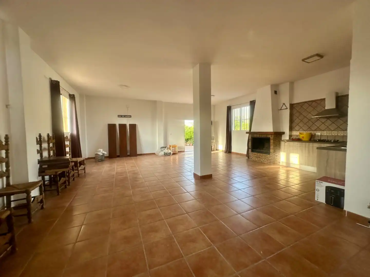 Sala de estar de Finca rústica en venta en Callosa d'en Sarrià con Jardín privado, Terraza y Trastero