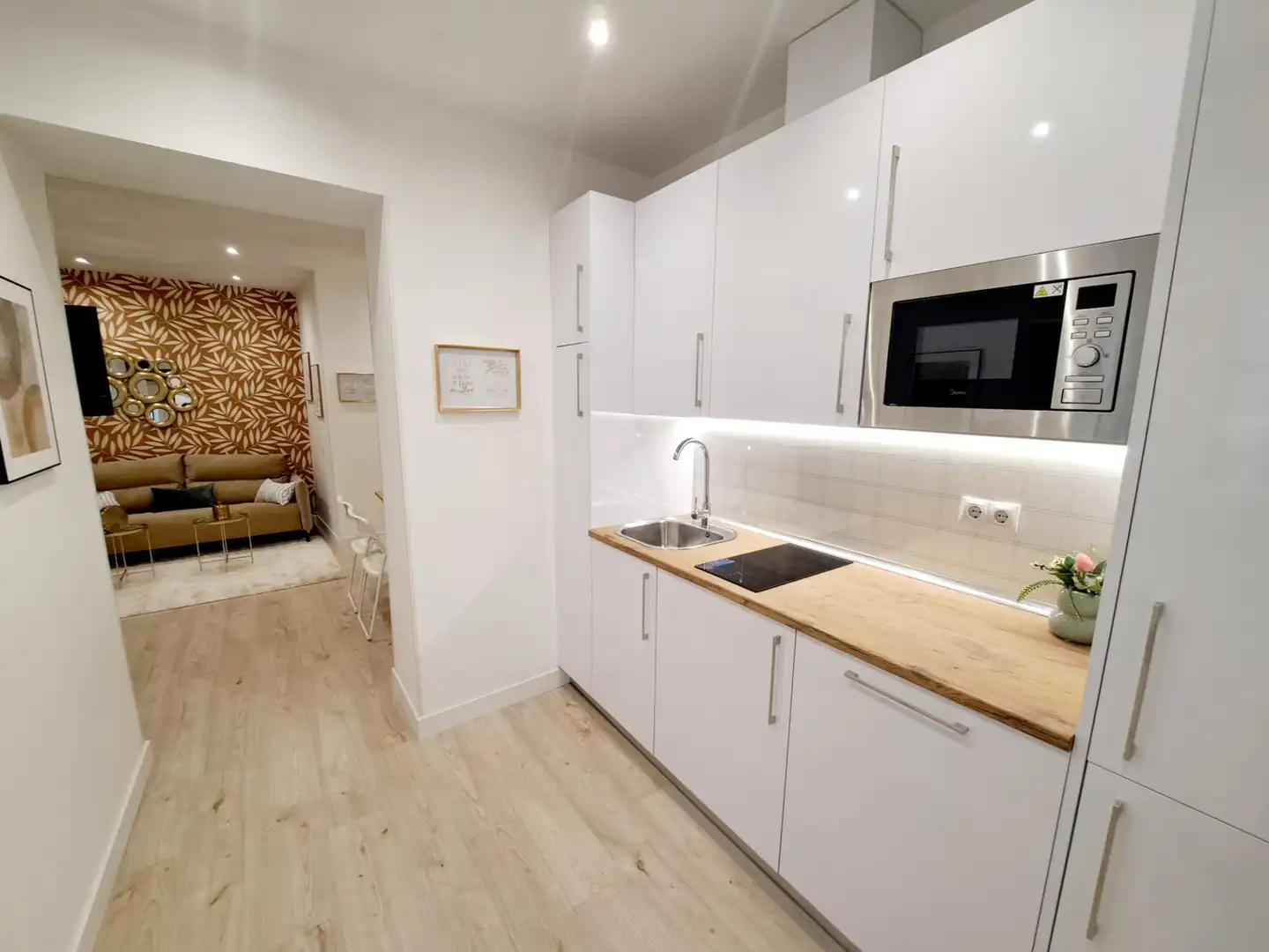 Küche von Wohnung zum Verkauf in Madrid mit Klimaanlage, Heizung und Parkett