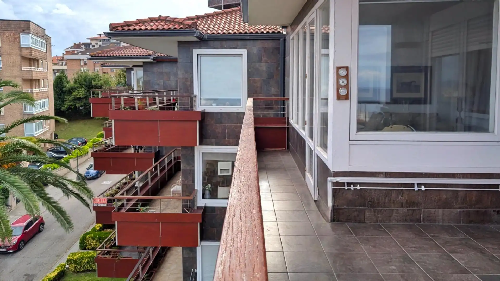 Balcony of Flat for sale in Santander  with Heating, Terrace and Storage room