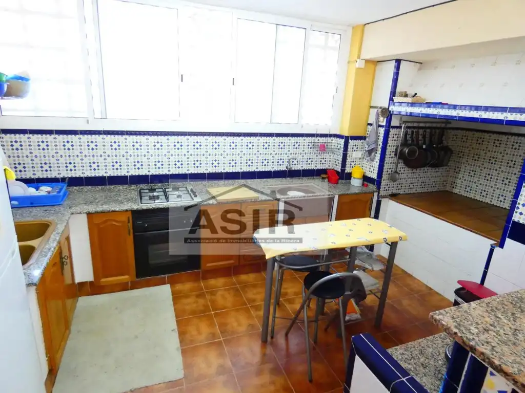 Cocina de Casa o chalet en venta en Alzira con Aire acondicionado, Jardín privado y Terraza