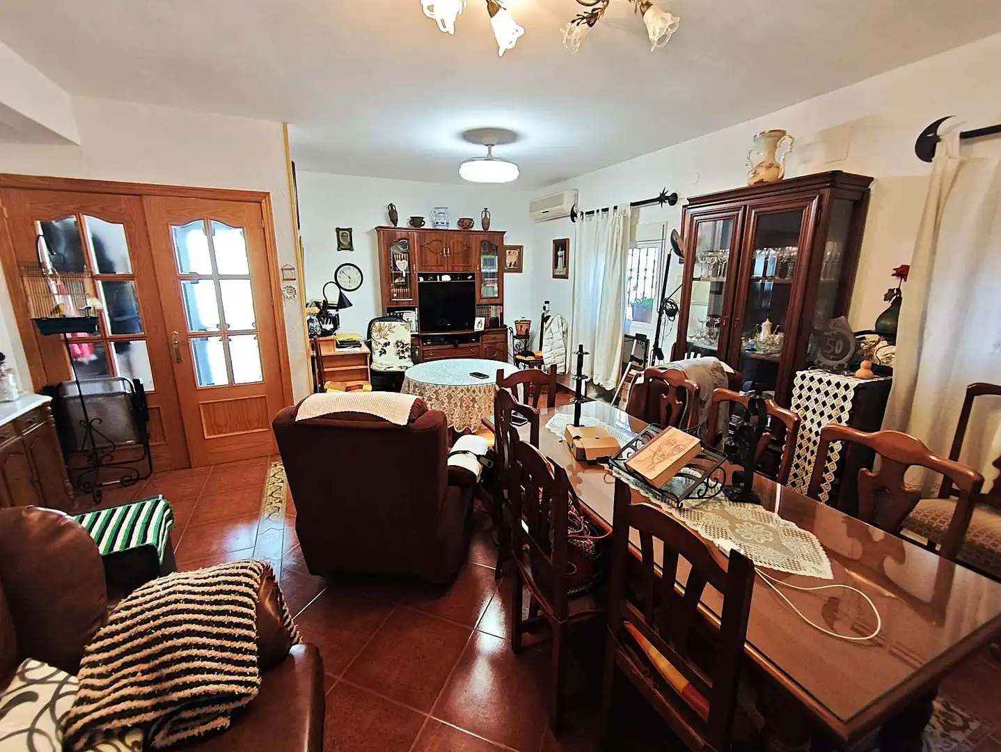Wohnzimmer von Haus oder Chalet zum Verkauf in Mérida mit Klimaanlage und Heizung