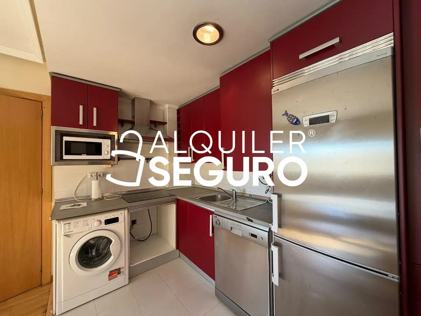 Cocina de Piso de alquiler en Madrid con Aire acondicionado, Calefacción y Piscina