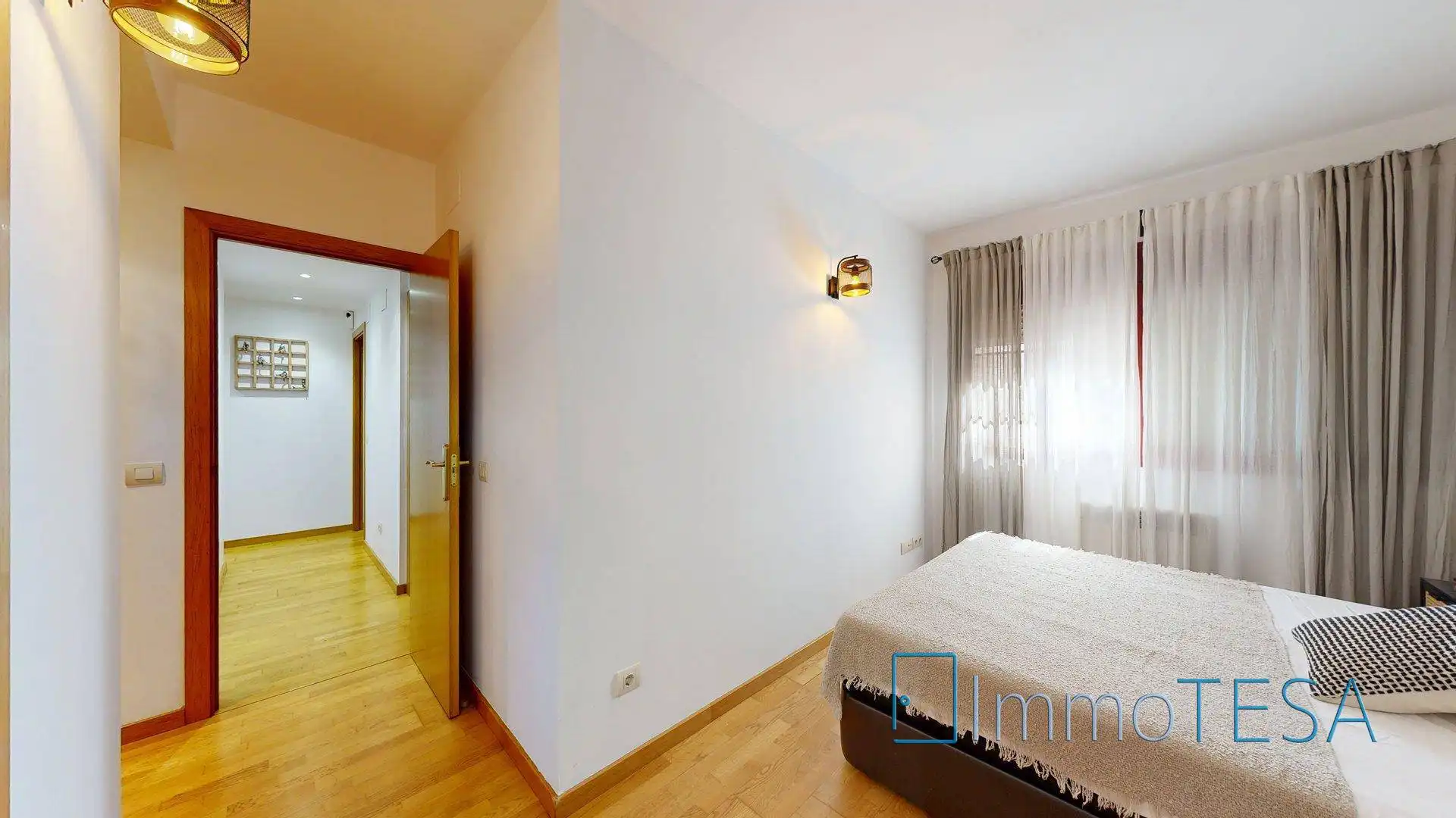 Schlafzimmer von Wohnung zum Verkauf in Barberà del Vallès mit Klimaanlage, Heizung und Parkett