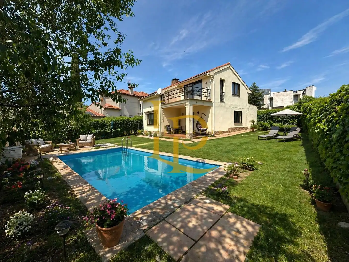Garden of Houses for sale in El Casar  with Heating, Private garden and Terrace