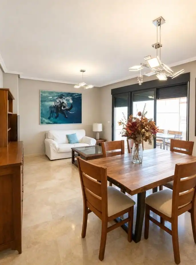 Comedor de Piso en venta en Alicante / Alacant con Aire acondicionado, Calefacción y Terraza