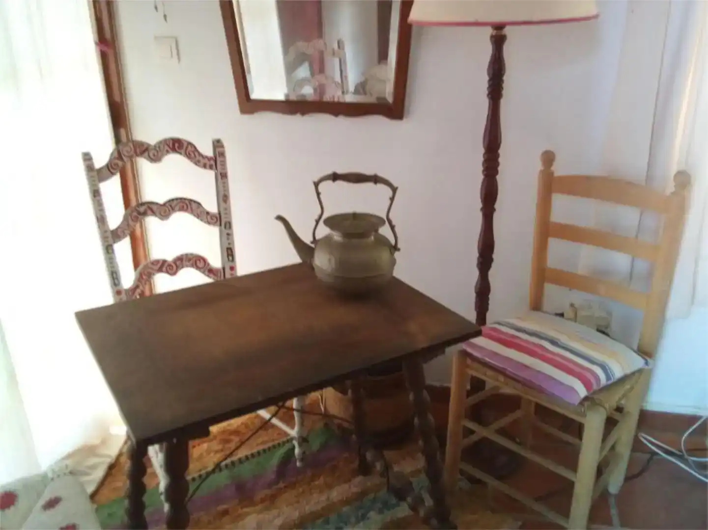 Dining room of Flat for rent in Cómpeta  with Air Conditioner, Private garden and Swimming Pool