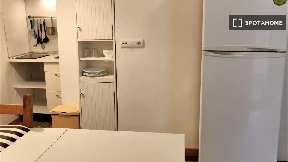 Cocina de Piso para compartir en Barcelona con Aire acondicionado, Calefacción y Terraza