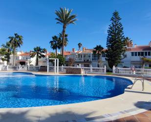 Swimming pool of Single-family semi-detached for sale in Málaga Capital  with Air Conditioner, Terrace and Balcony