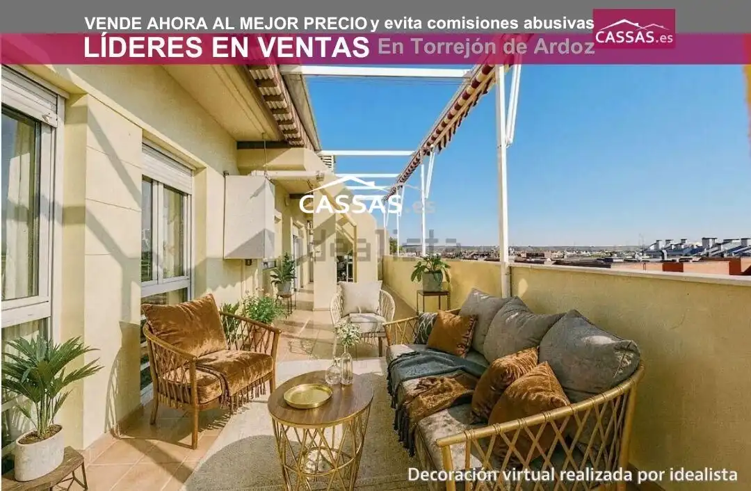 Terraza de Ático en venta en Torrejón de Ardoz con Aire acondicionado, Calefacción y Terraza
