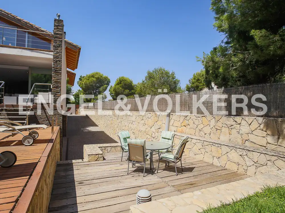 Terraza de Casa o chalet de alquiler en Bétera con Aire acondicionado, Calefacción y Jardín privado