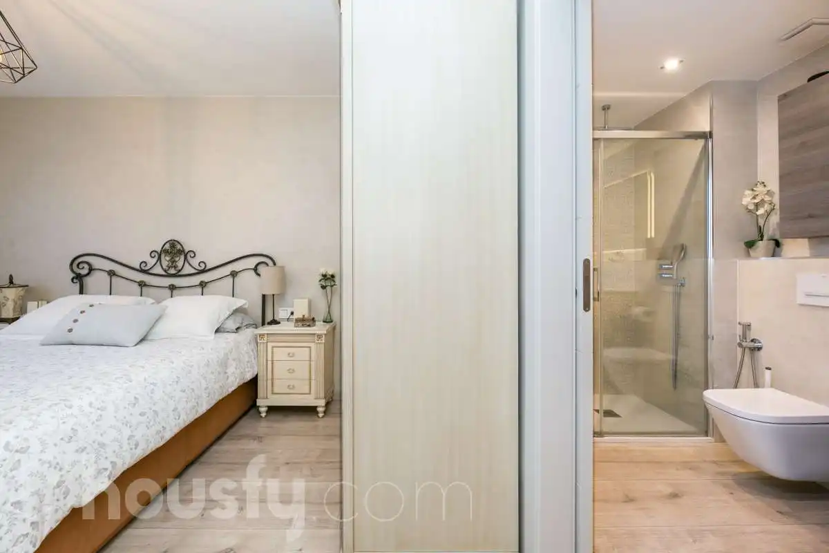 Bedroom of Attic for sale in Sant Joan Despí  with Air Conditioner, Heating and Parquet flooring
