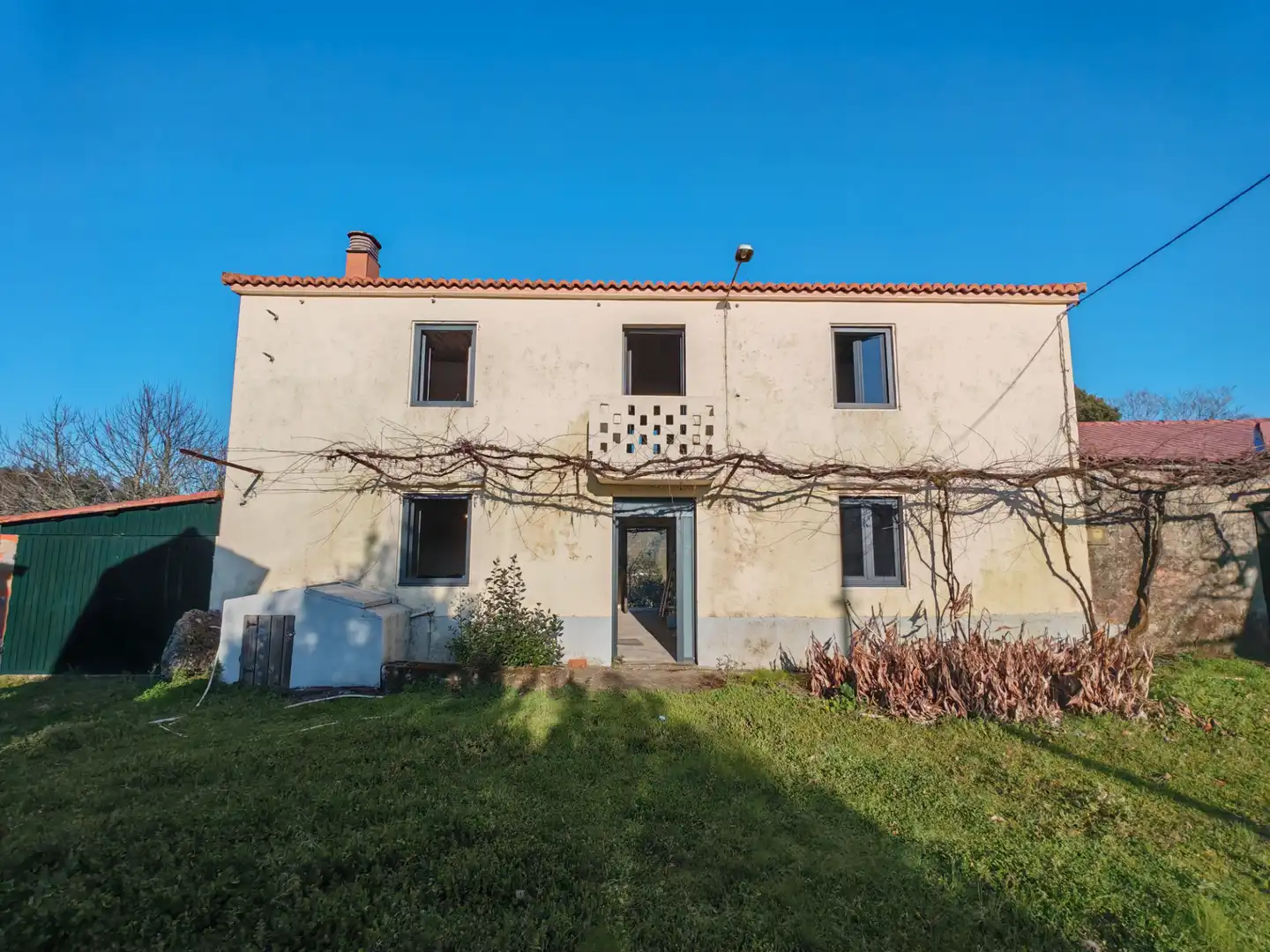 Vista exterior de Casa o chalet en venta en Santiso con Jardín privado, Trastero y Horno