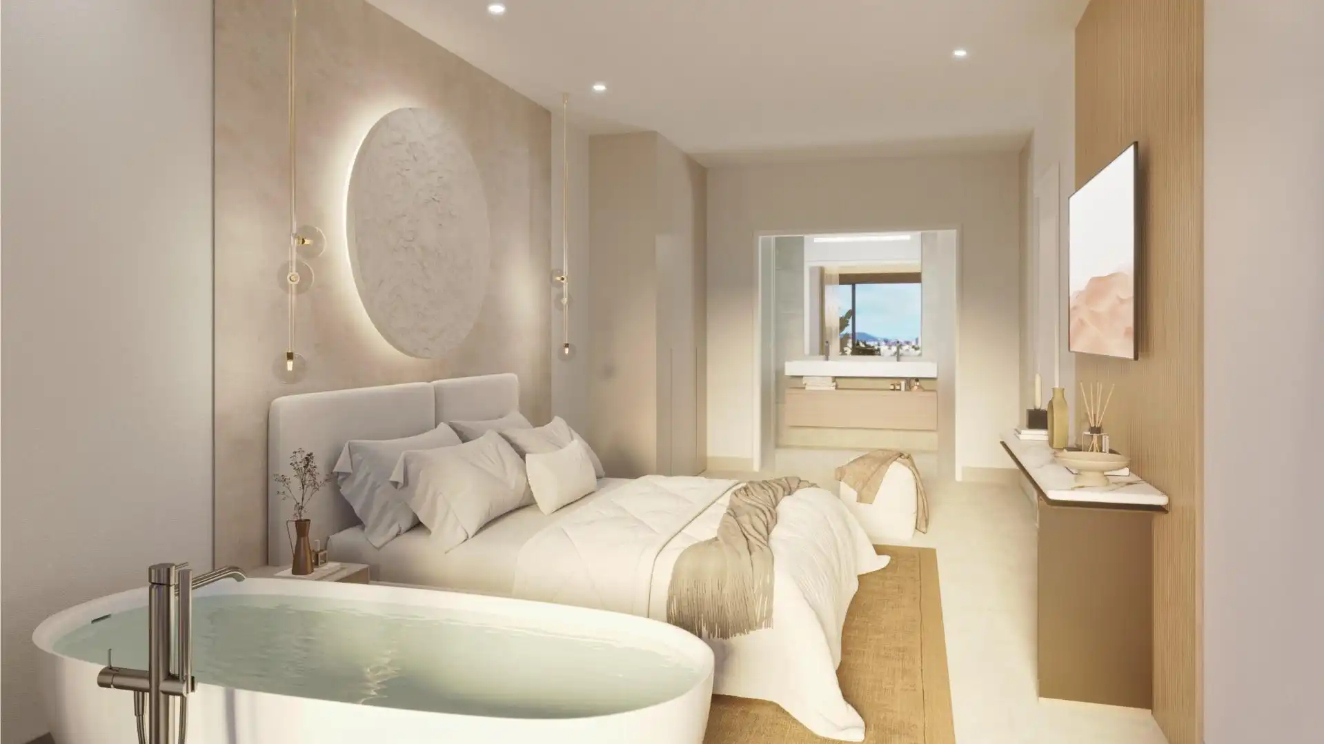 Bedroom of Detached homes for sale in Fuengirola  with Air Conditioner, Heating and Private garden