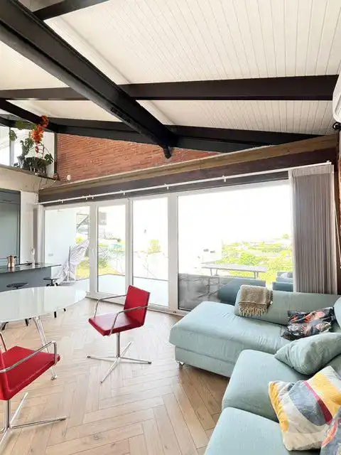 Sala d'estar de Casa o xalet en venda en Gijón  amb Calefacció i Terrassa