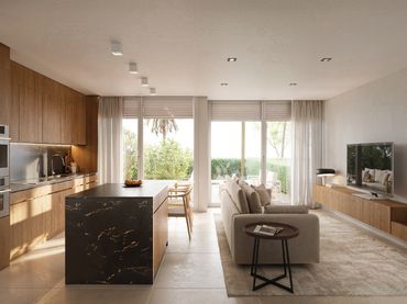 Piano terra di nuova costruzione con balcone in vendita a Avinguda de la Font 2