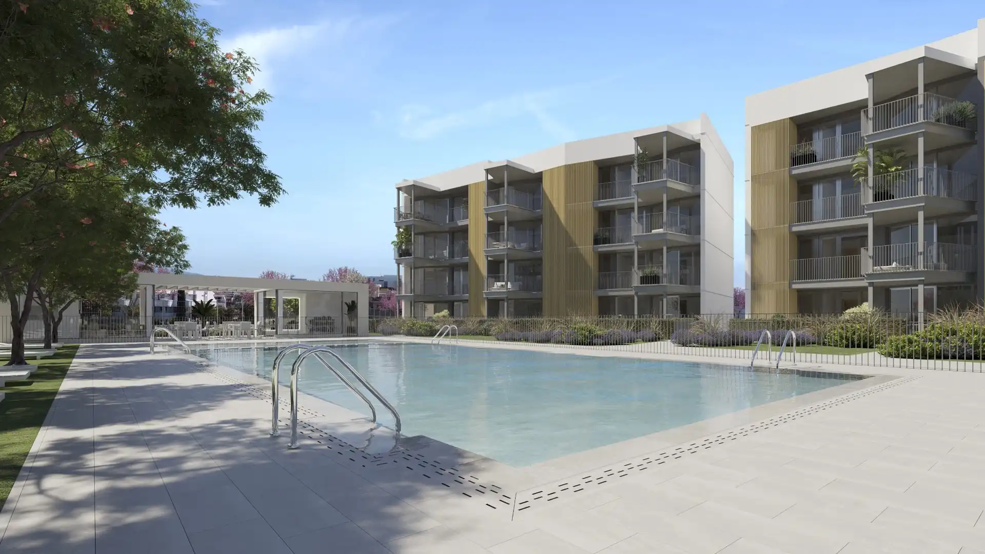 Swimming pool of Flat for sale in Calvià  with Air Conditioner, Private garden and Terrace