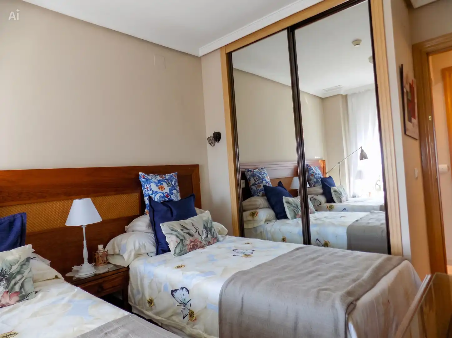 Schlafzimmer von Wohnung zur Miete in Benalmádena mit Klimaanlage, Heizung und Möbliert