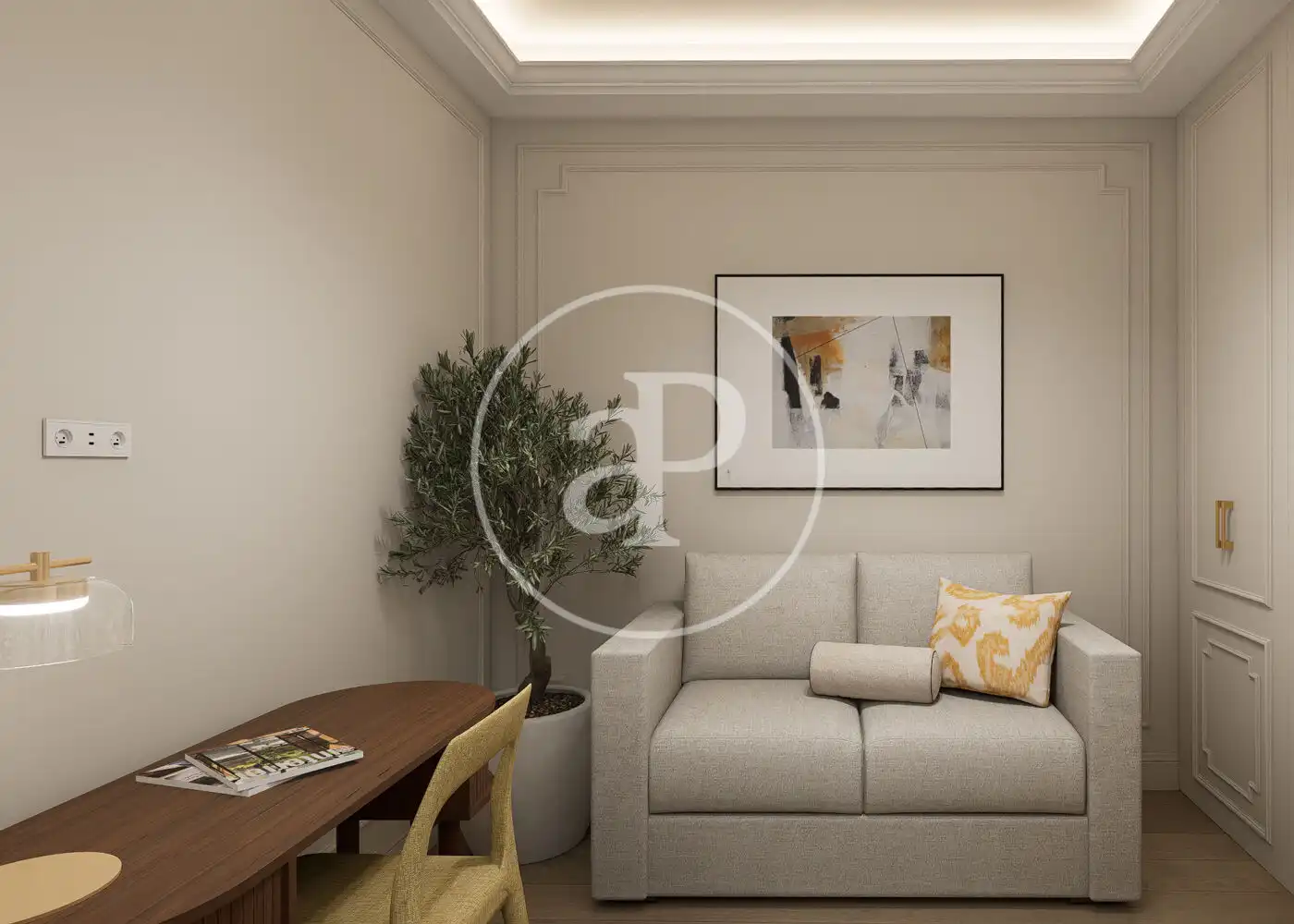 Living room of Flat for sale in Madrid  with Air Conditioner, Heating and Furnished