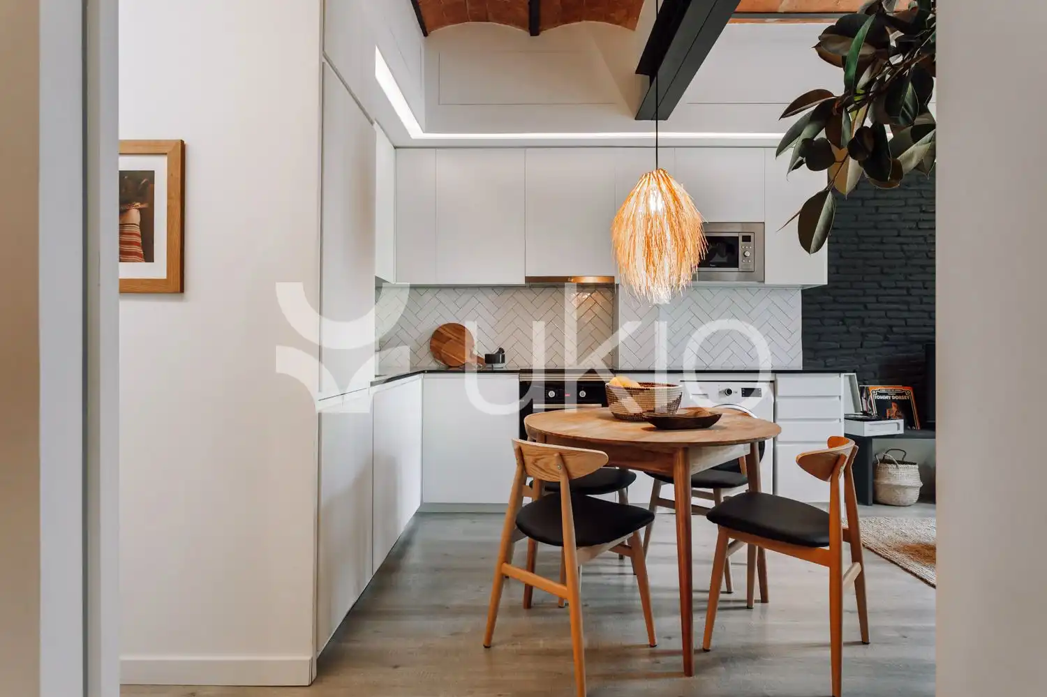 Kitchen of Apartments for rent in Barcelona  with Air Conditioner, Heating and Furnished