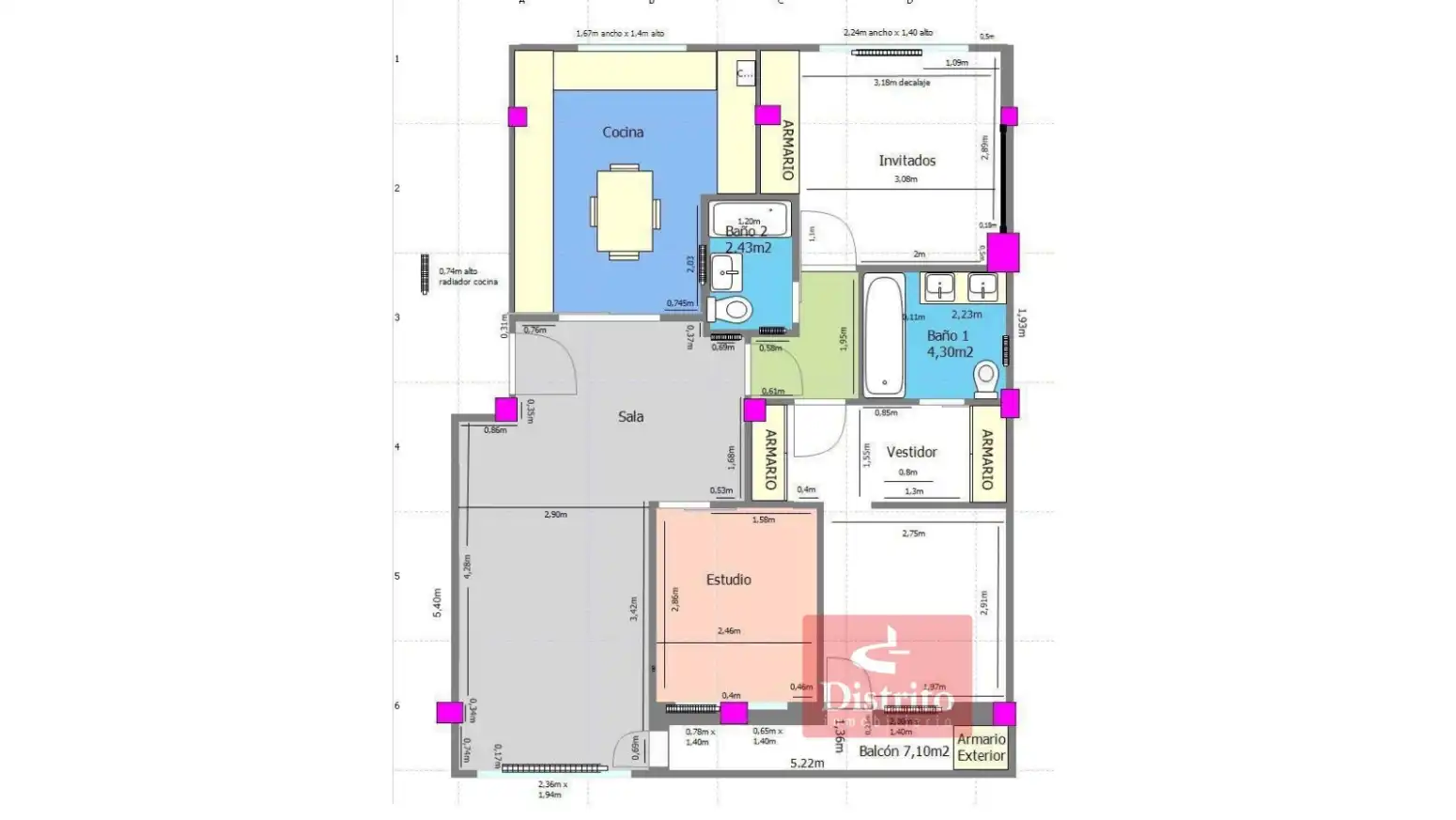 Flat for rent in Santander - José Hierro, General Dávila