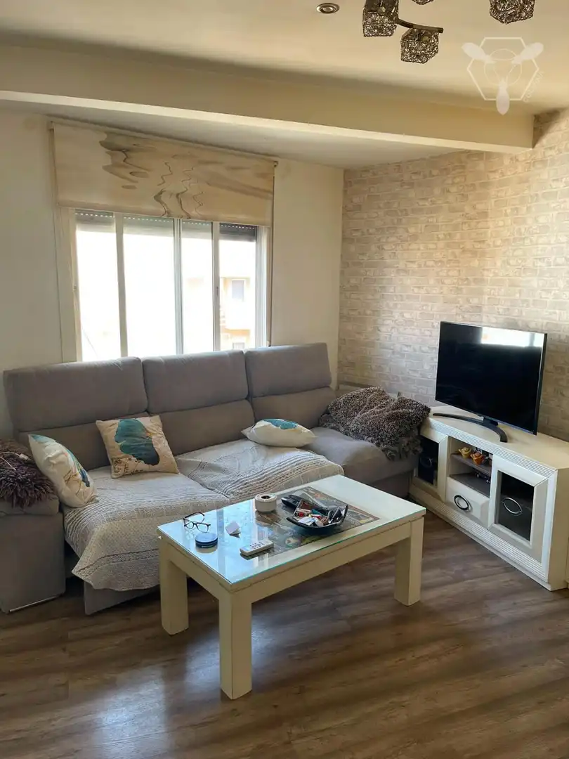 Living room of Flat for sale in Huelva  with Air Conditioner and Furnished