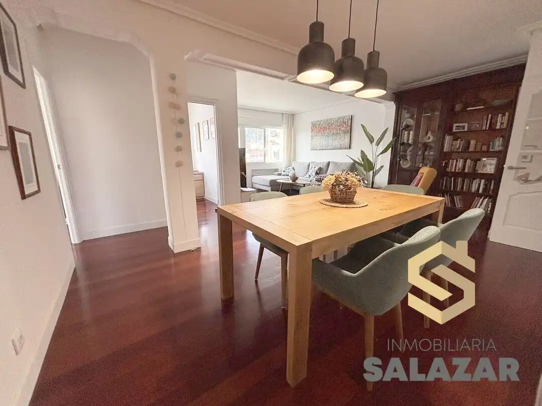 Esszimmer von Wohnung zum Verkauf in Bilbao  mit Heizung, Terrasse und Balkon