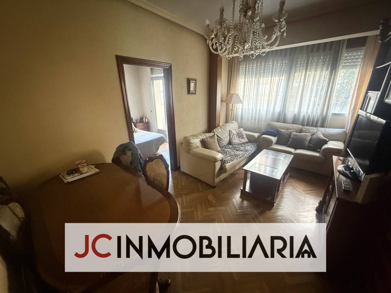 Sala de estar de Piso en venta en Valladolid Capital con Calefacción, Parquet y Terraza