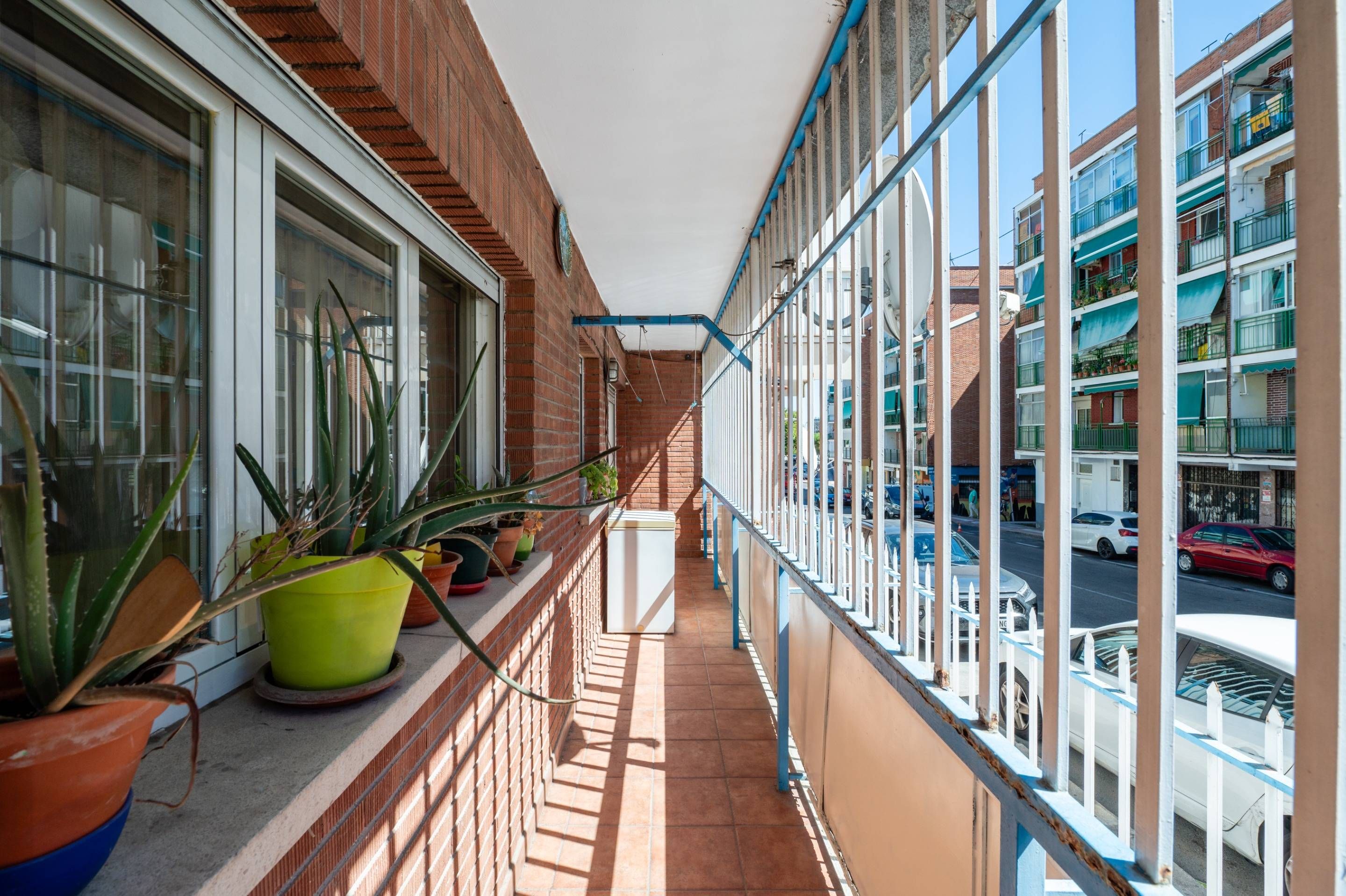 Balcony of Flat for sale in  Madrid Capital  with Air Conditioner and Heating