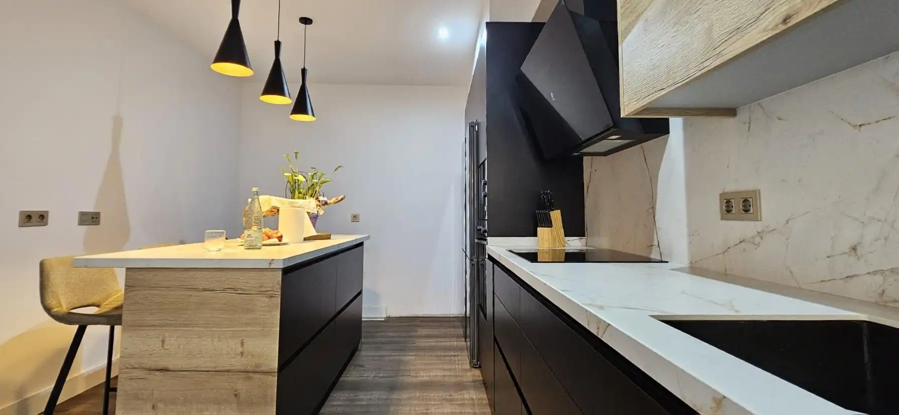 Kitchen of Flat for sale in El Ejido  with Air Conditioner, Terrace and Furnished