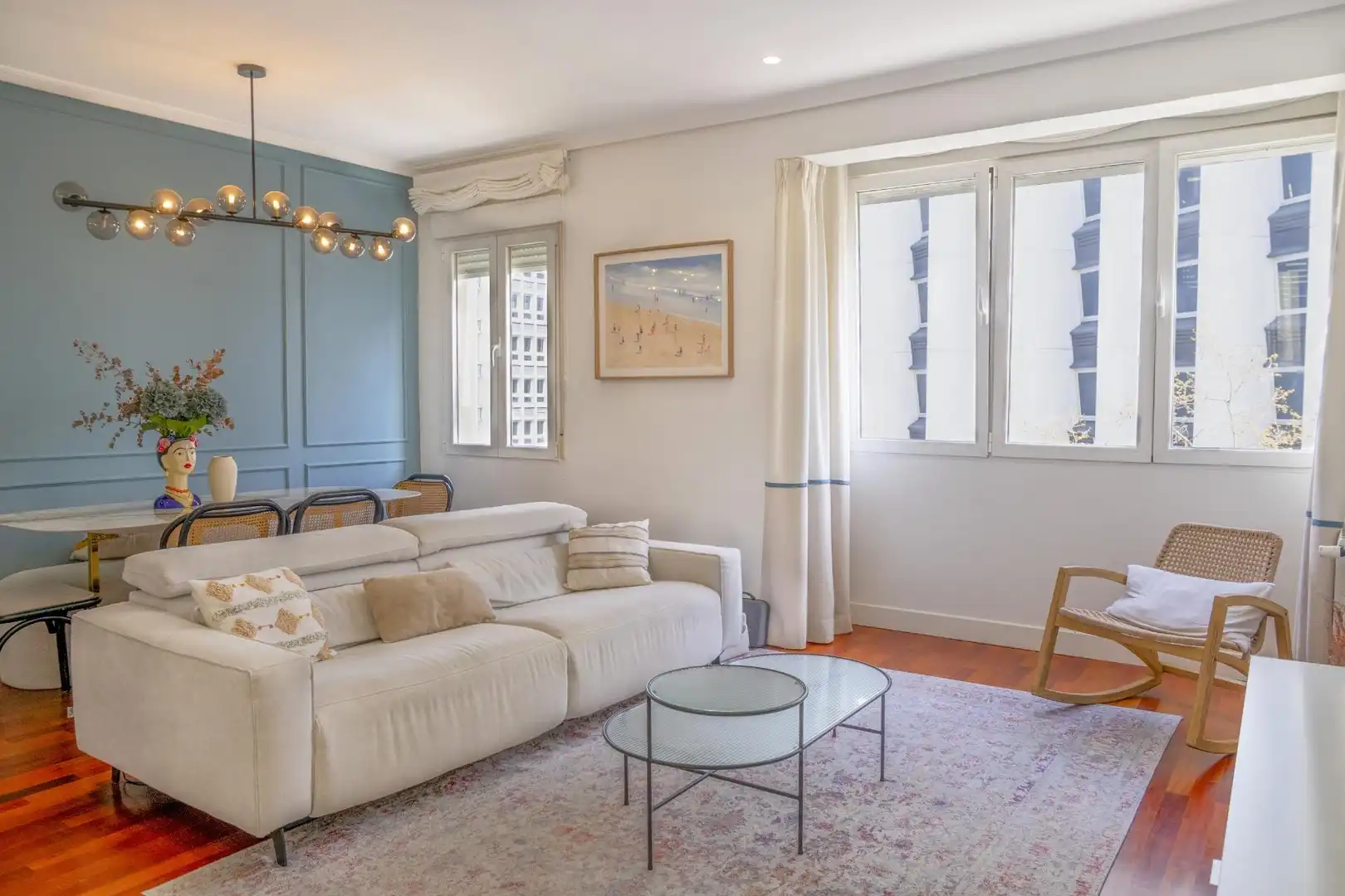 Wohnzimmer von Wohnung zum Verkauf in Madrid mit Heizung