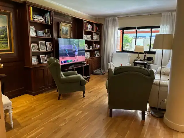 Living room of Flat for sale in Sant Feliu de Llobregat  with Air Conditioner, Heating and Private garden