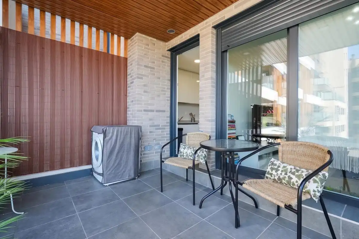 Terrace of Flat for sale in Madrid  with Air Conditioner, Heating and Private garden