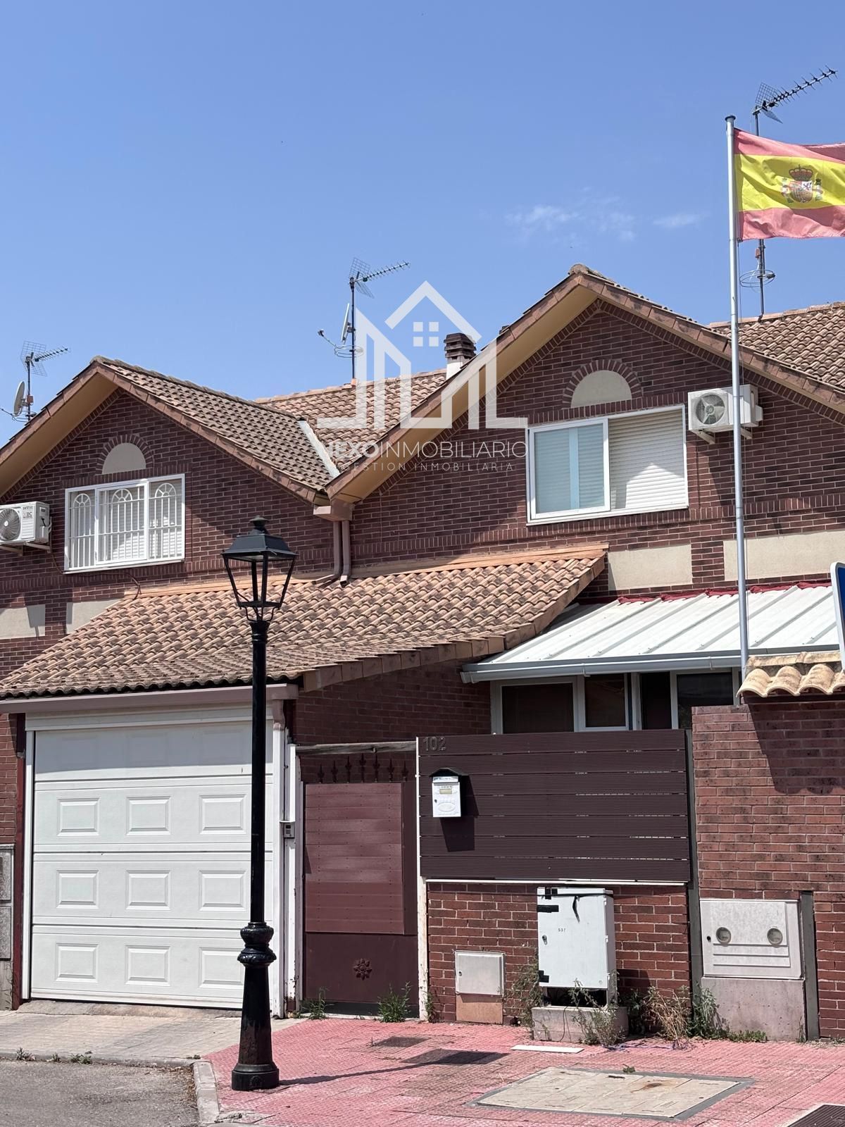 Exterior view of Single-family semi-detached for sale in Seseña  with Air Conditioner