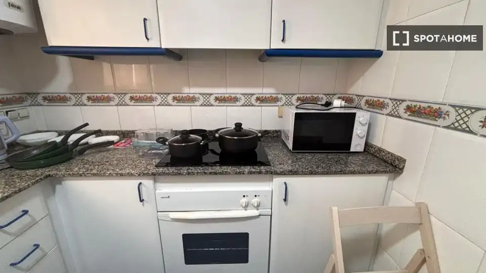Kitchen of Flat for rent in Moncada  with Air Conditioner, Heating and Furnished