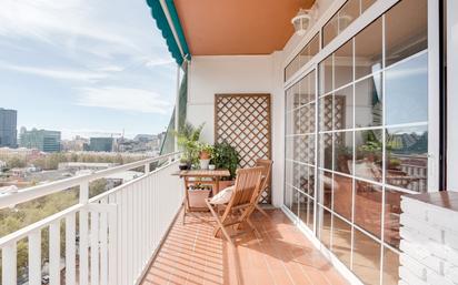 Terrasse von Wohnung zum verkauf in  Barcelona Capital mit Balkon