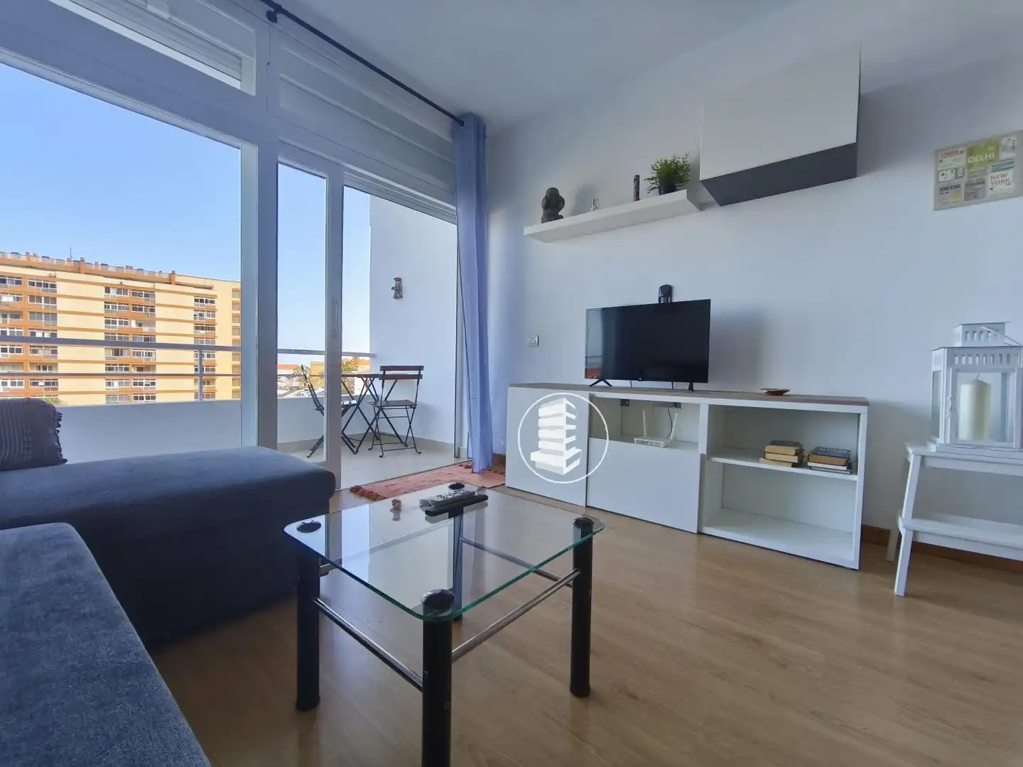 Wohnzimmer von Wohnungen zur Miete in Candelaria mit Klimaanlage, Privatgarten und Terrasse