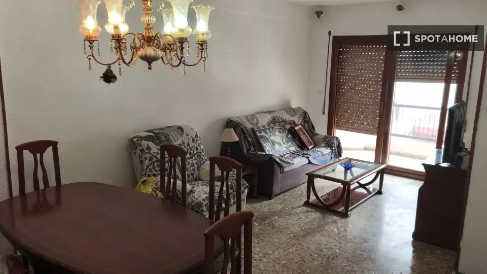 Sala de estar de Apartamento para compartir en Altea con Aire acondicionado, Calefacción y Terraza
