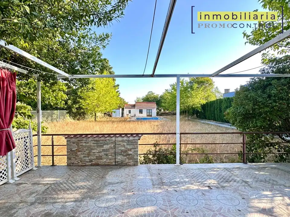 Exterior view of Houses for sale in San Mateo de Gállego  with Air Conditioner, Heating and Private garden