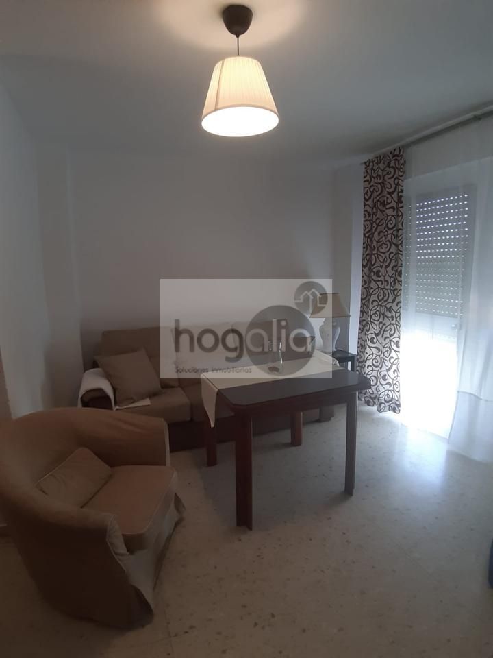 Sala d'estar de Pis de lloguer en  Sevilla Capital amb Aire condicionat, Terrassa i Moblat